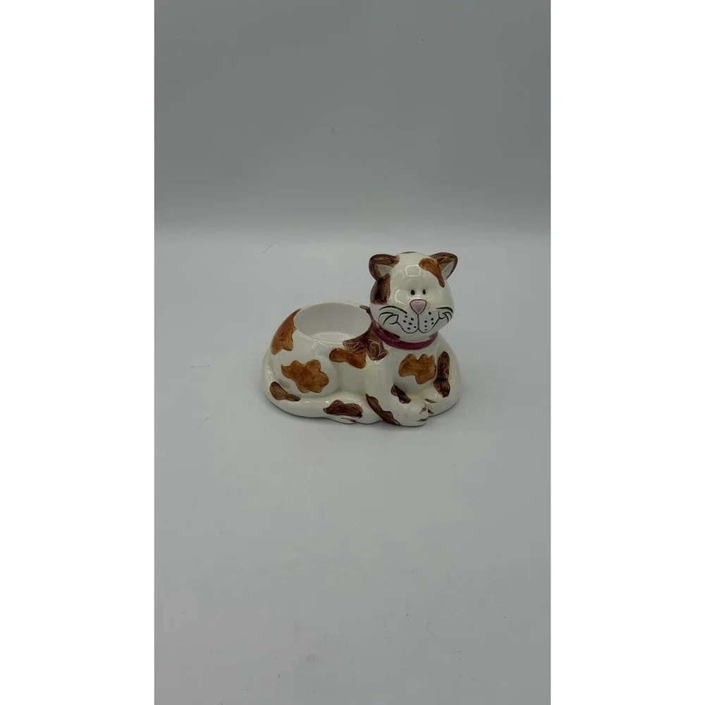 Waxcessories Cat Tales Calico Kitty Tealight Candle Holder